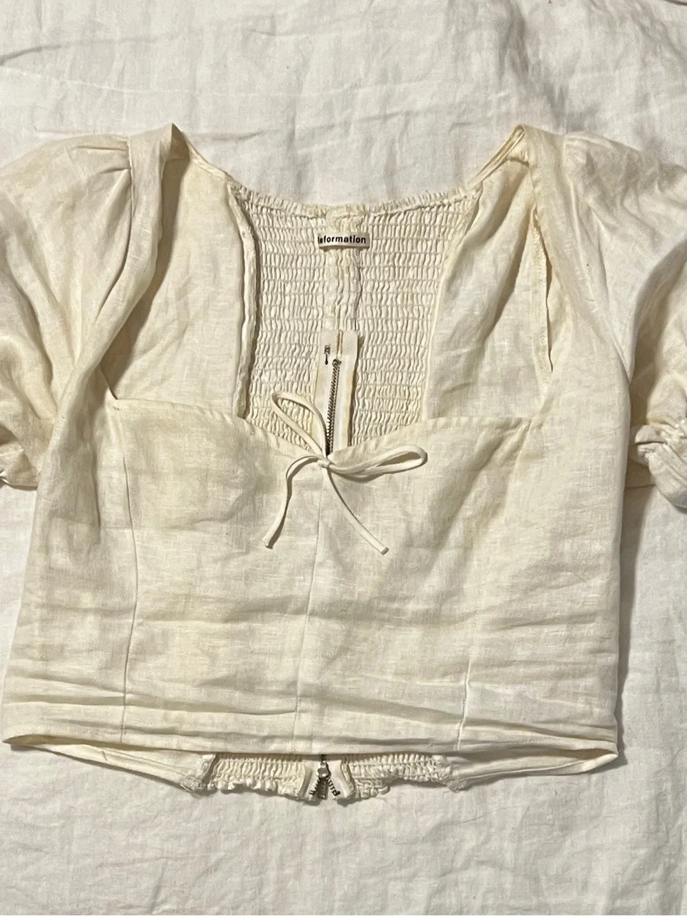 Reformation Puff Sleeve Blouse